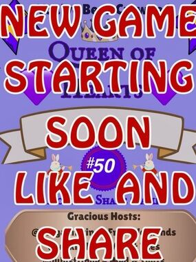 GAME 50 IS COMING SOON!
PLEASE LIKE THIS LISTING TO
STAY LOYAL, ROYALS! 💜⚜️